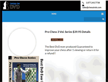 Tablet Screenshot of chessondvd.com